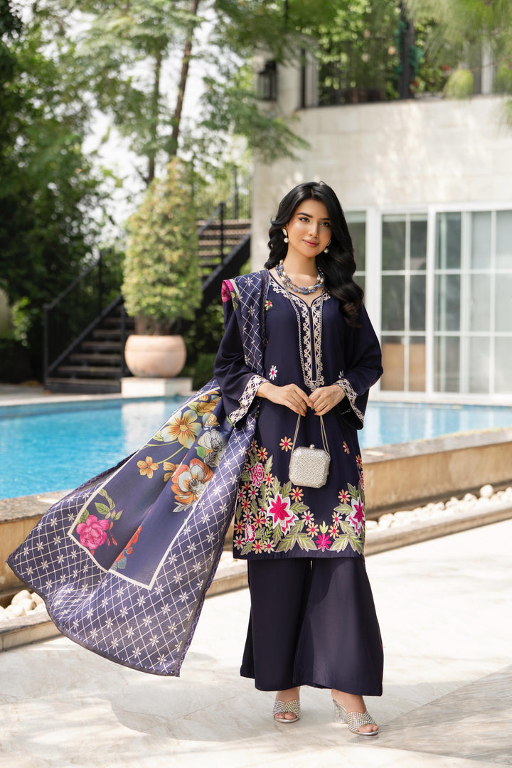 Navy Floral Luxe