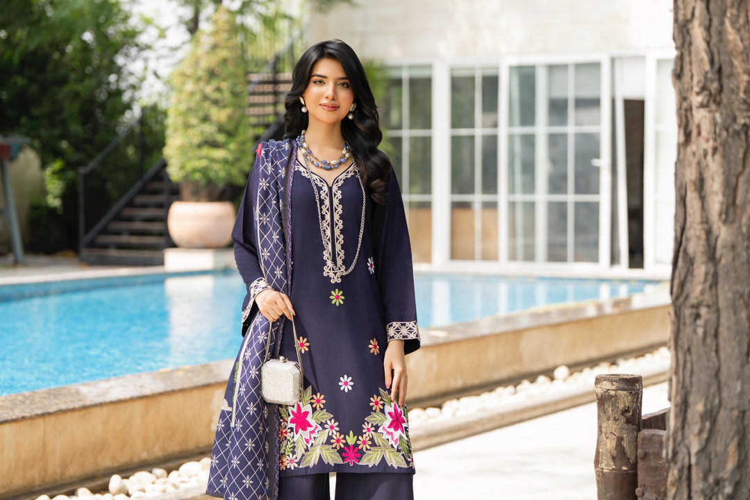 Navy Floral Luxe