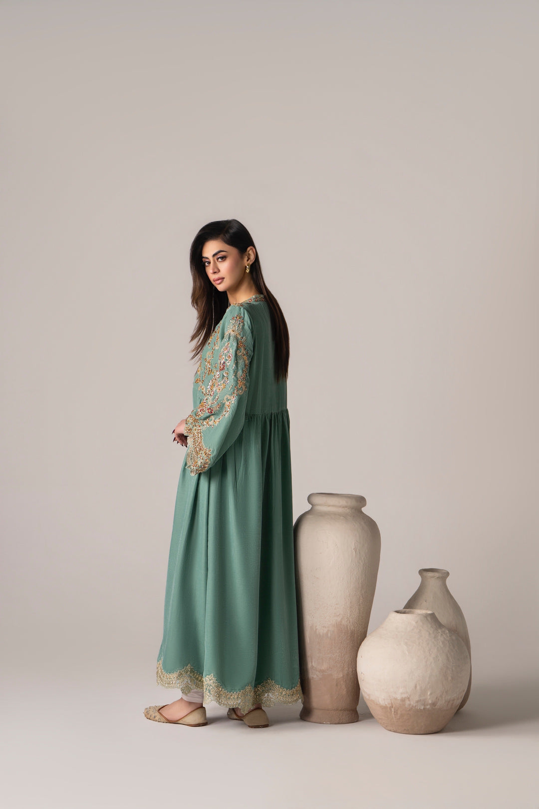 Sage Green Kaftan